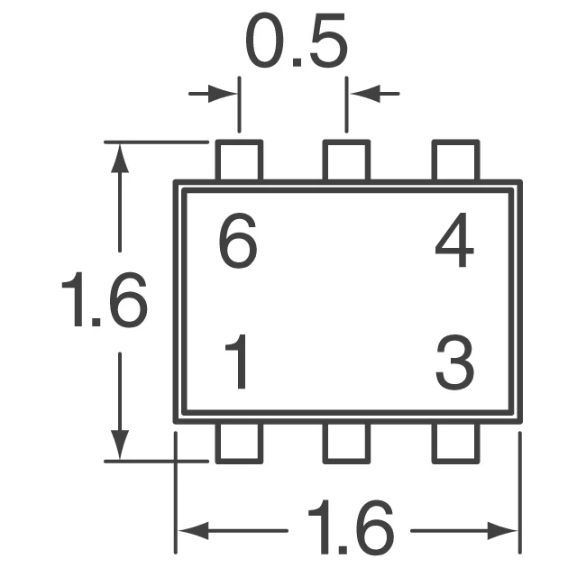 SSM6J207FE,LF Toshiba Semiconductor and Storage  Transistors - FET MOSFET - Simples